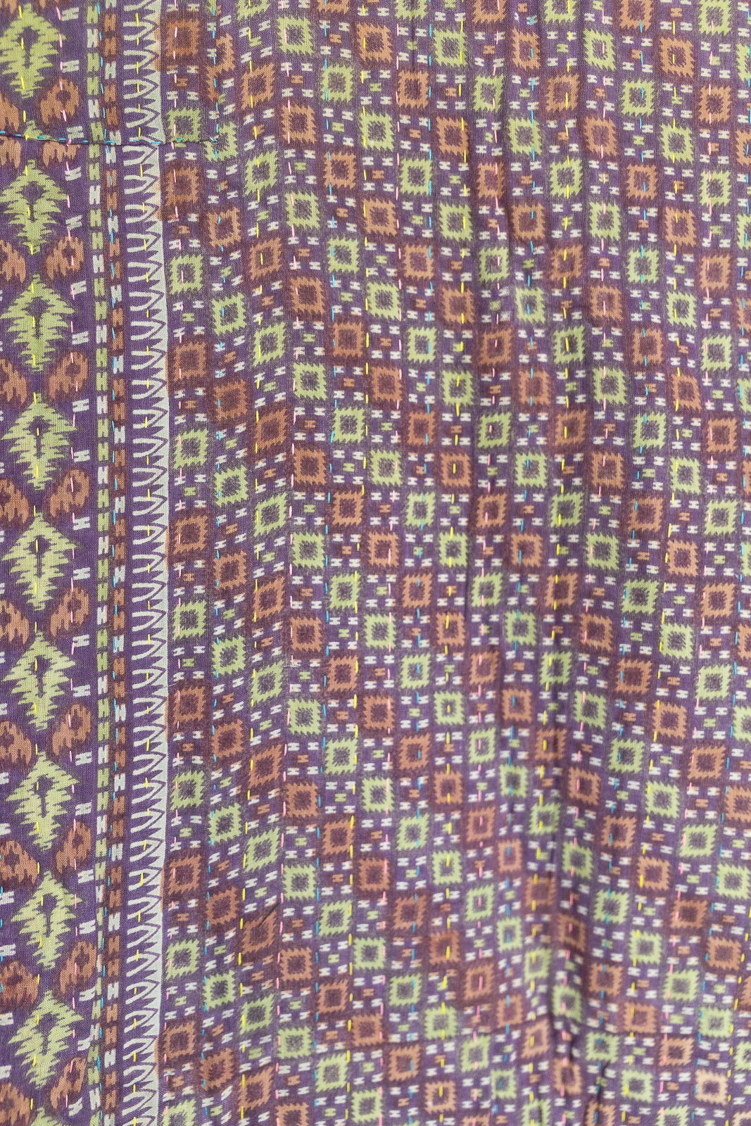 Calm Kantha Throw