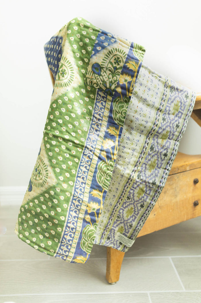 dignify Kantha Baby Blanket Quilt