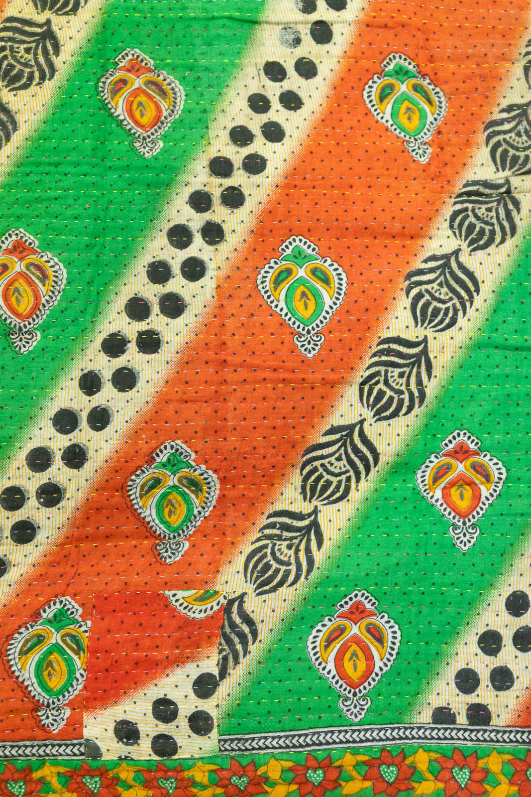 Clarity Kantha Throw