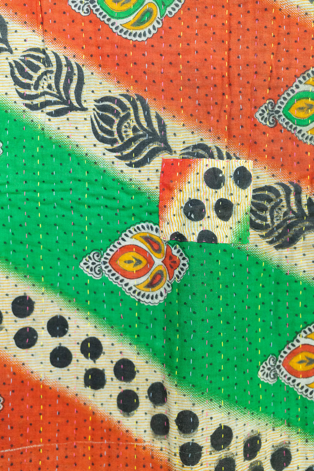 Clarity Kantha Throw
