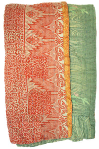 Kantha Throw Bed Quilt