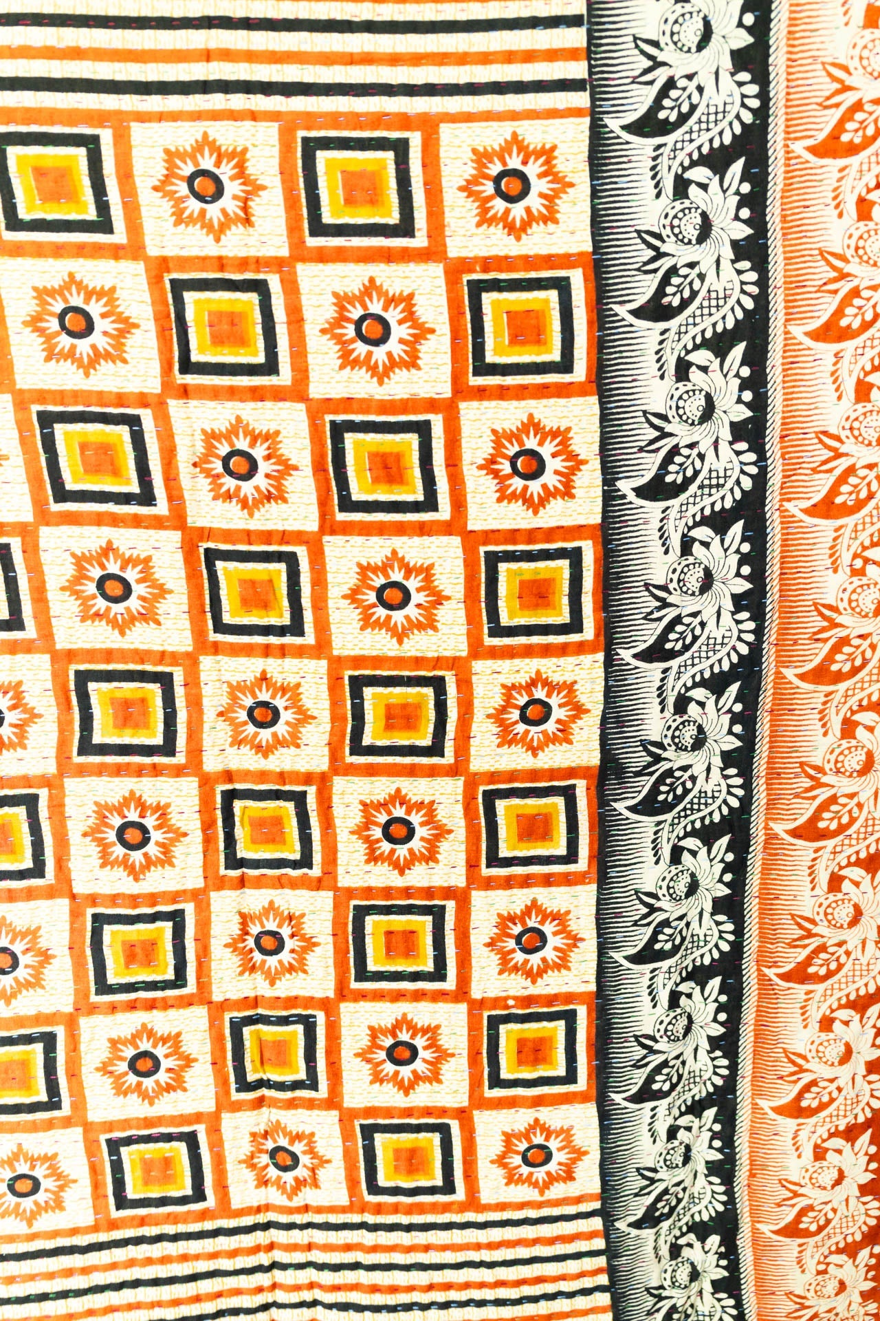 Delight Kantha Throw