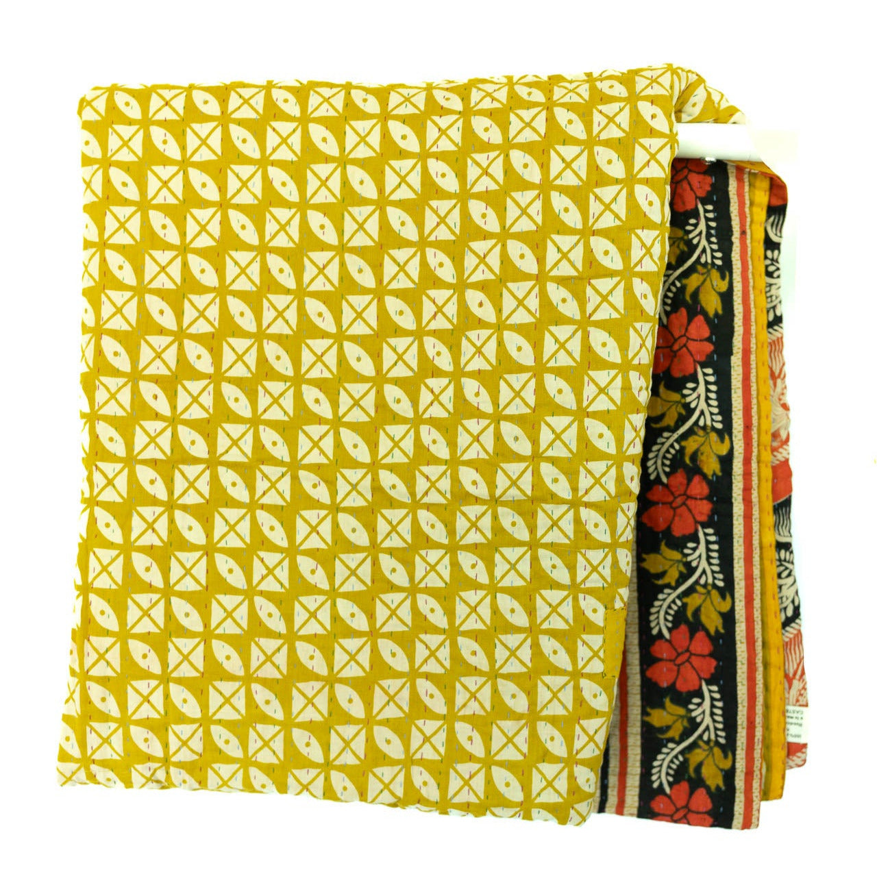 Delight Kantha Throw