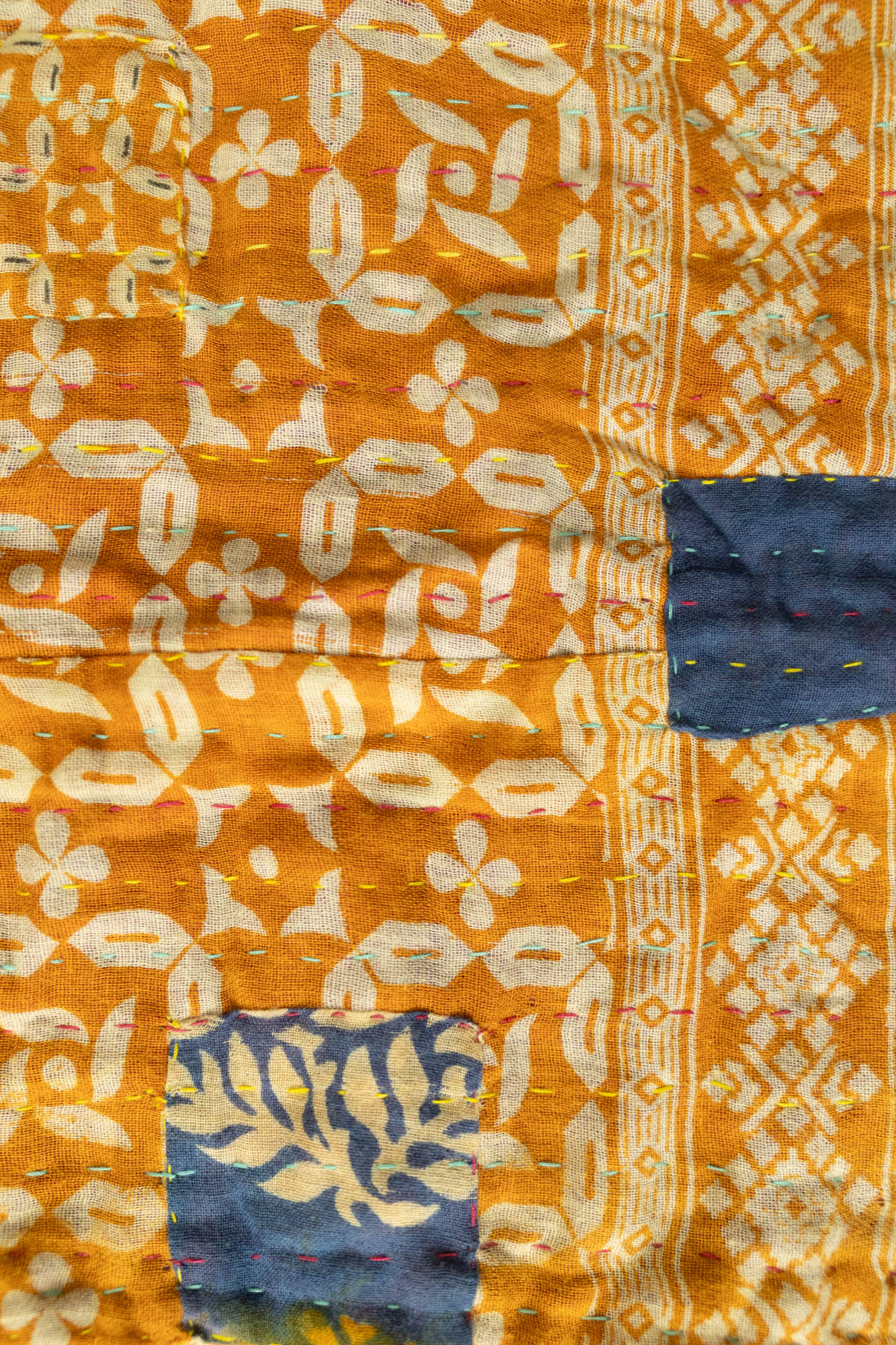 Delight No. 3 Kantha Baby Blanket