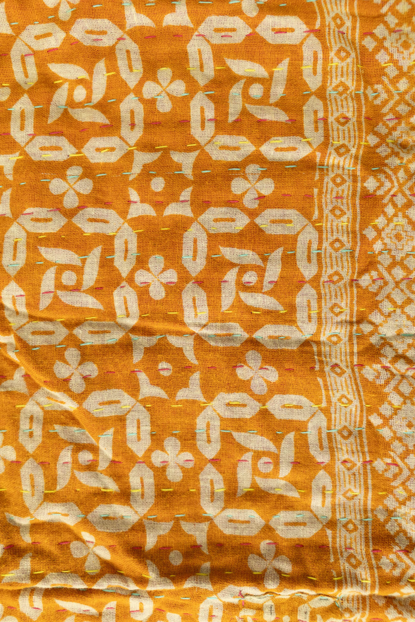 Delight No. 3 Kantha Baby Blanket
