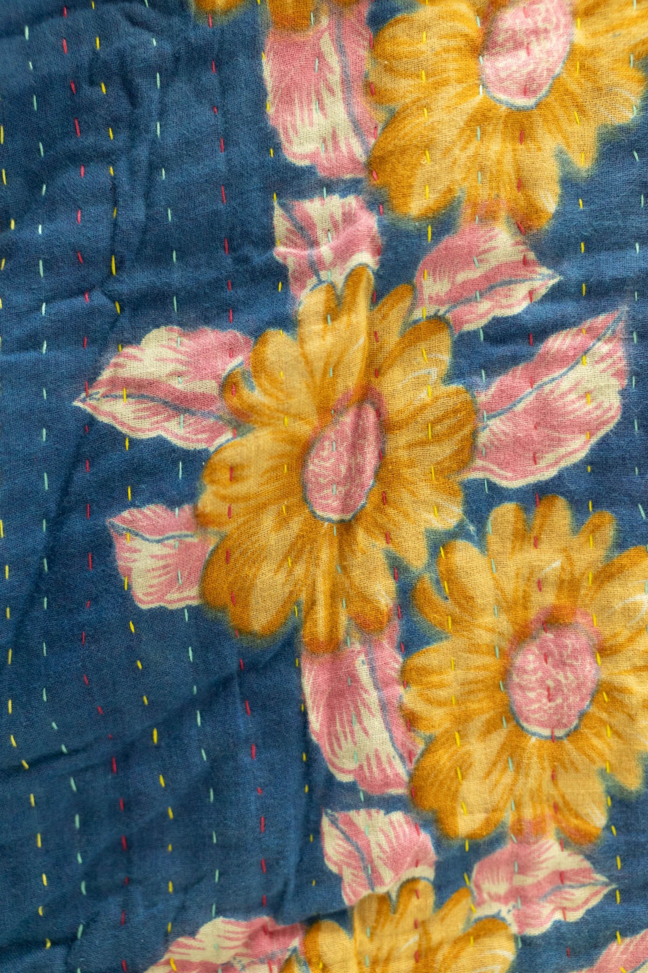 Delight No. 3 Kantha Baby Blanket