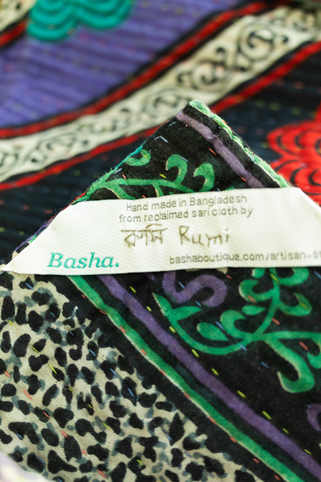 Embrace Kantha Throw