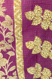 Kantha Throw Bed Quilt