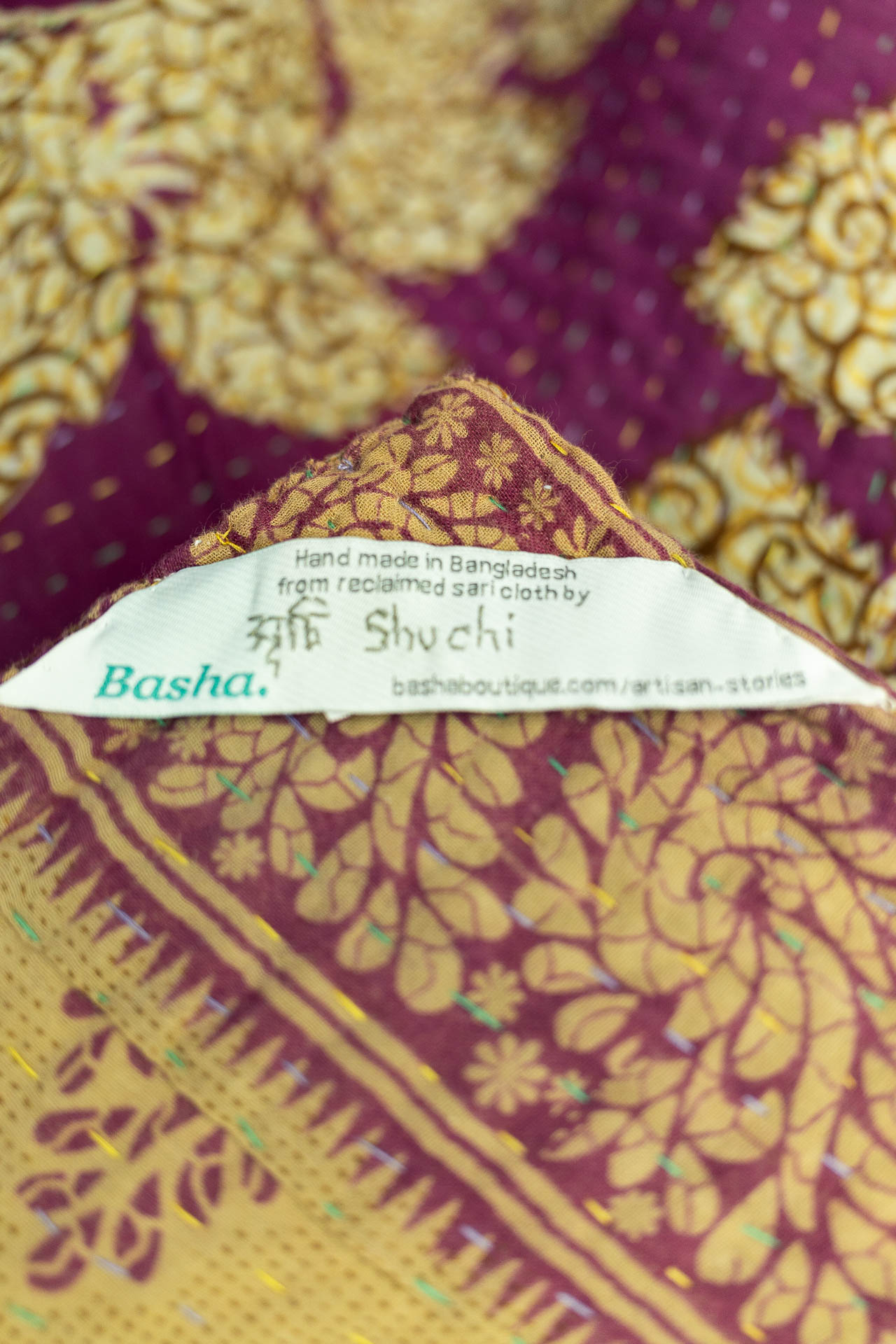 Gather Kantha Throw