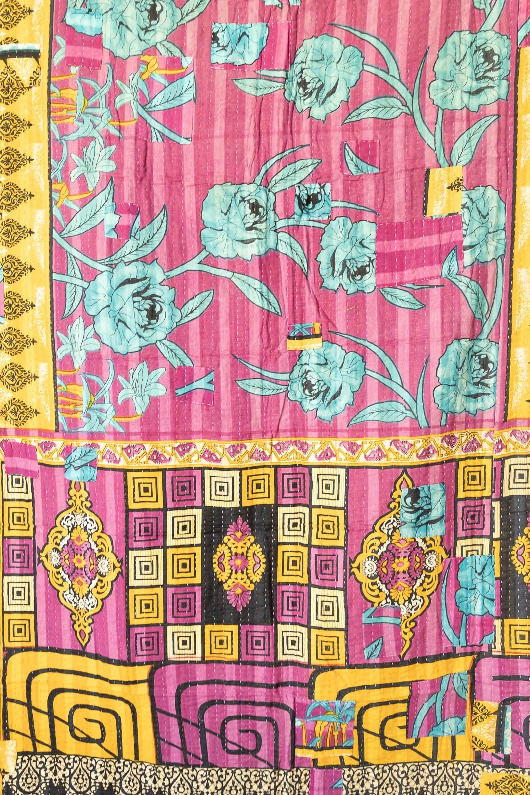 Glimmer Kantha Throw