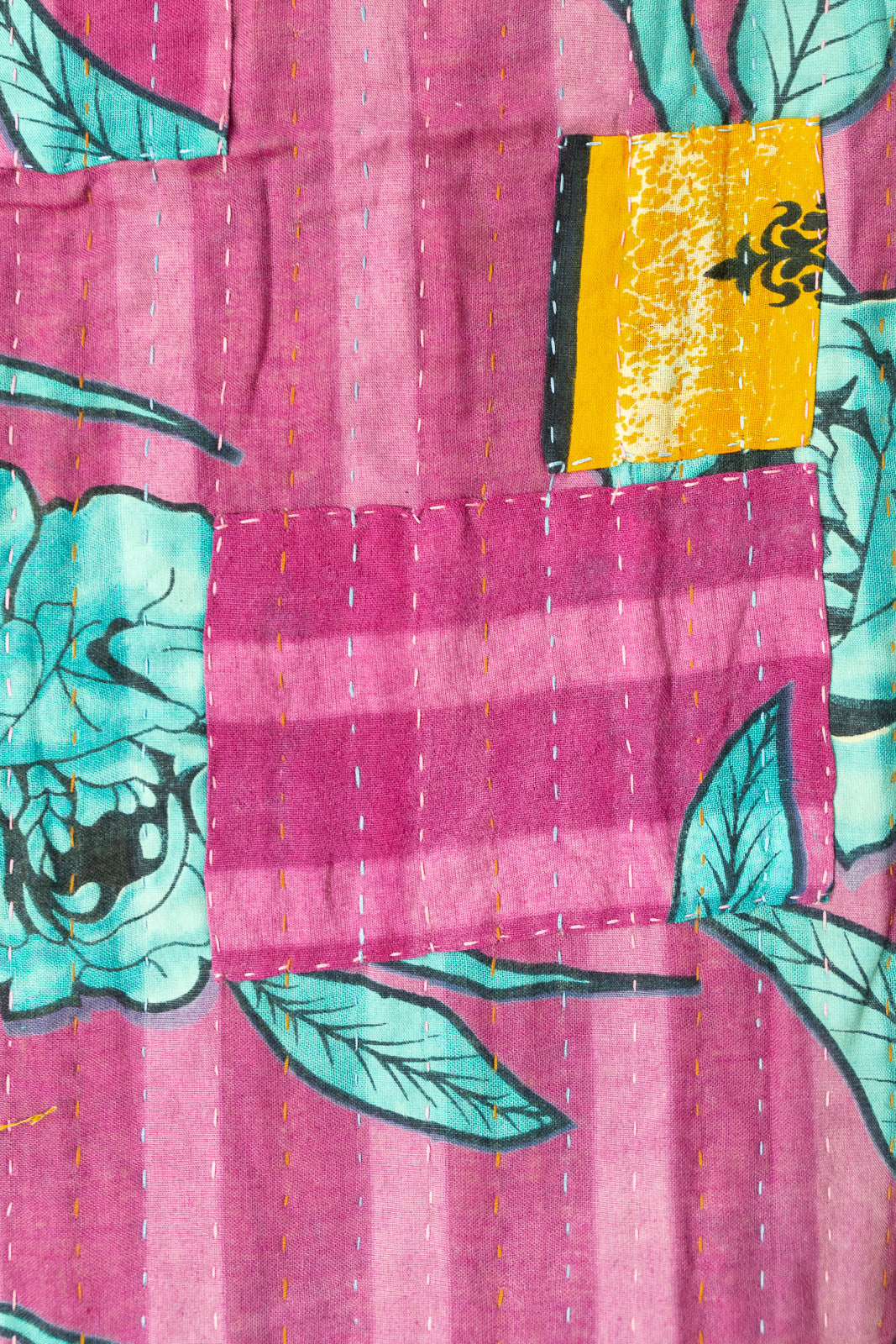 Glimmer Kantha Throw
