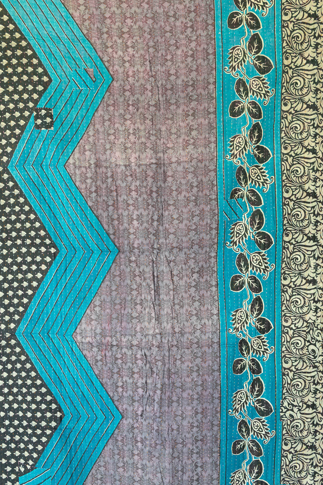 Glimmer Kantha Throw