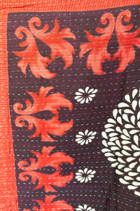 Kantha Throw Bed Quilt