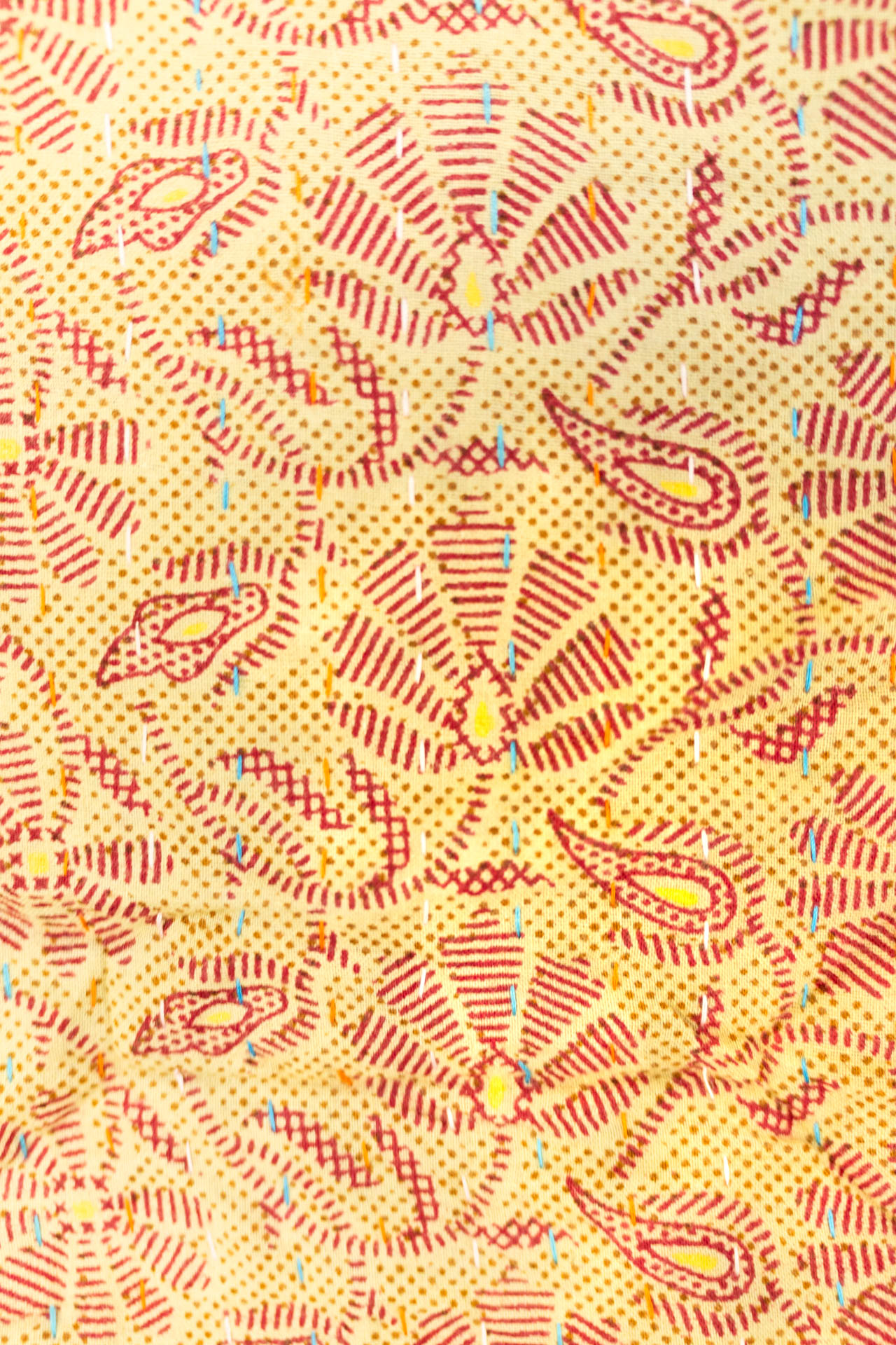 Joyful Kantha Throw
