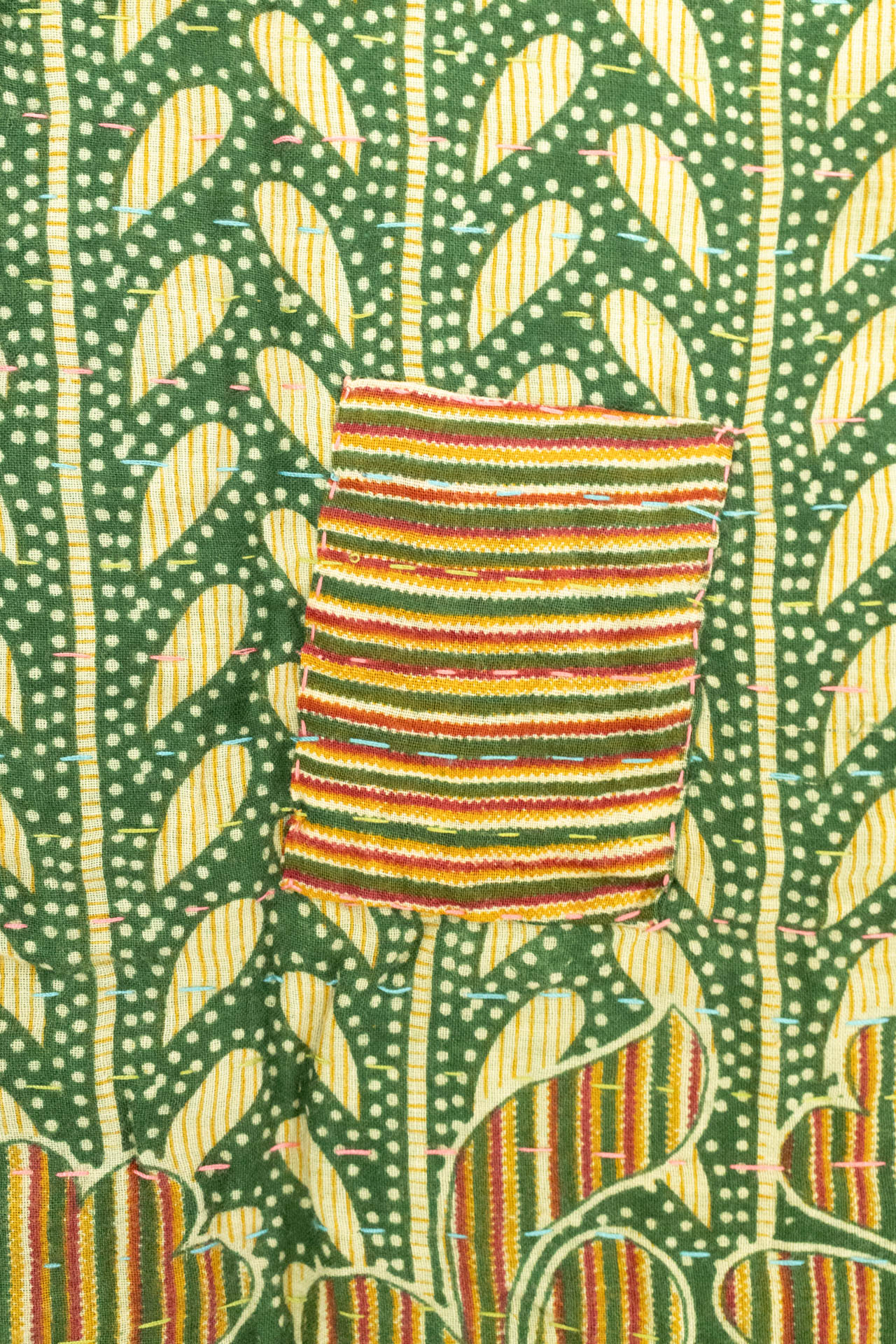 Peace Kantha Throw