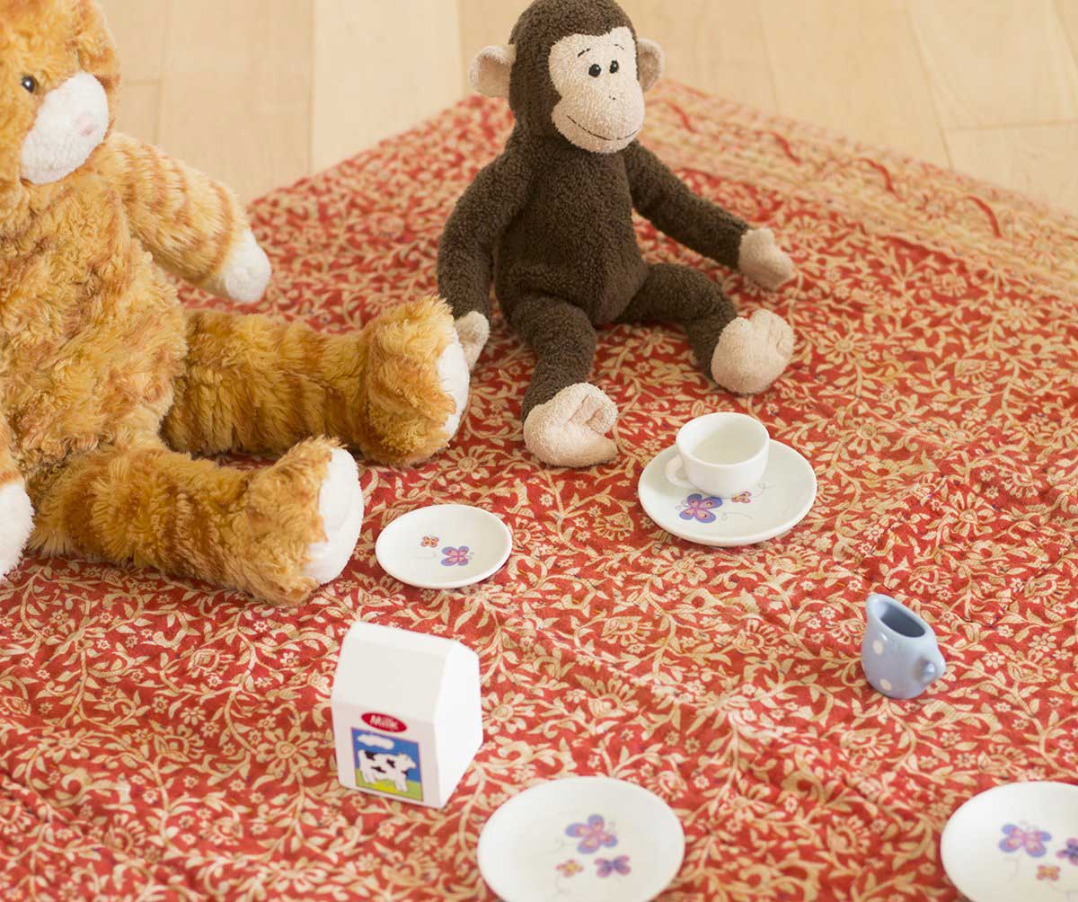 Tender No. 6 Kantha Baby Blanket