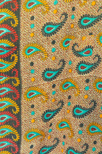 Kantha Large Throw Bed Quilt