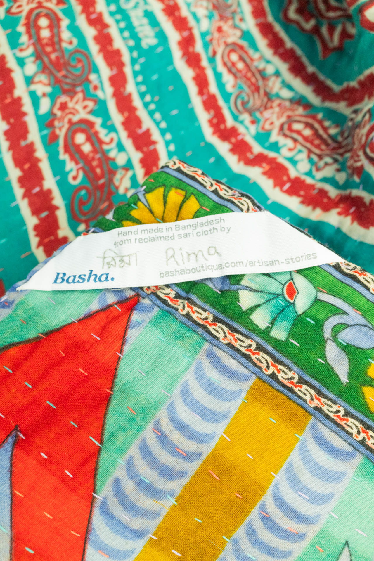 Pure Kantha Throw