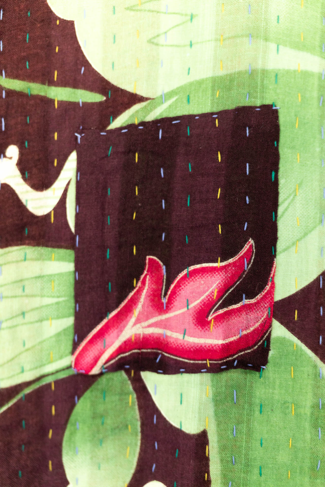 Radiant Kantha Throw