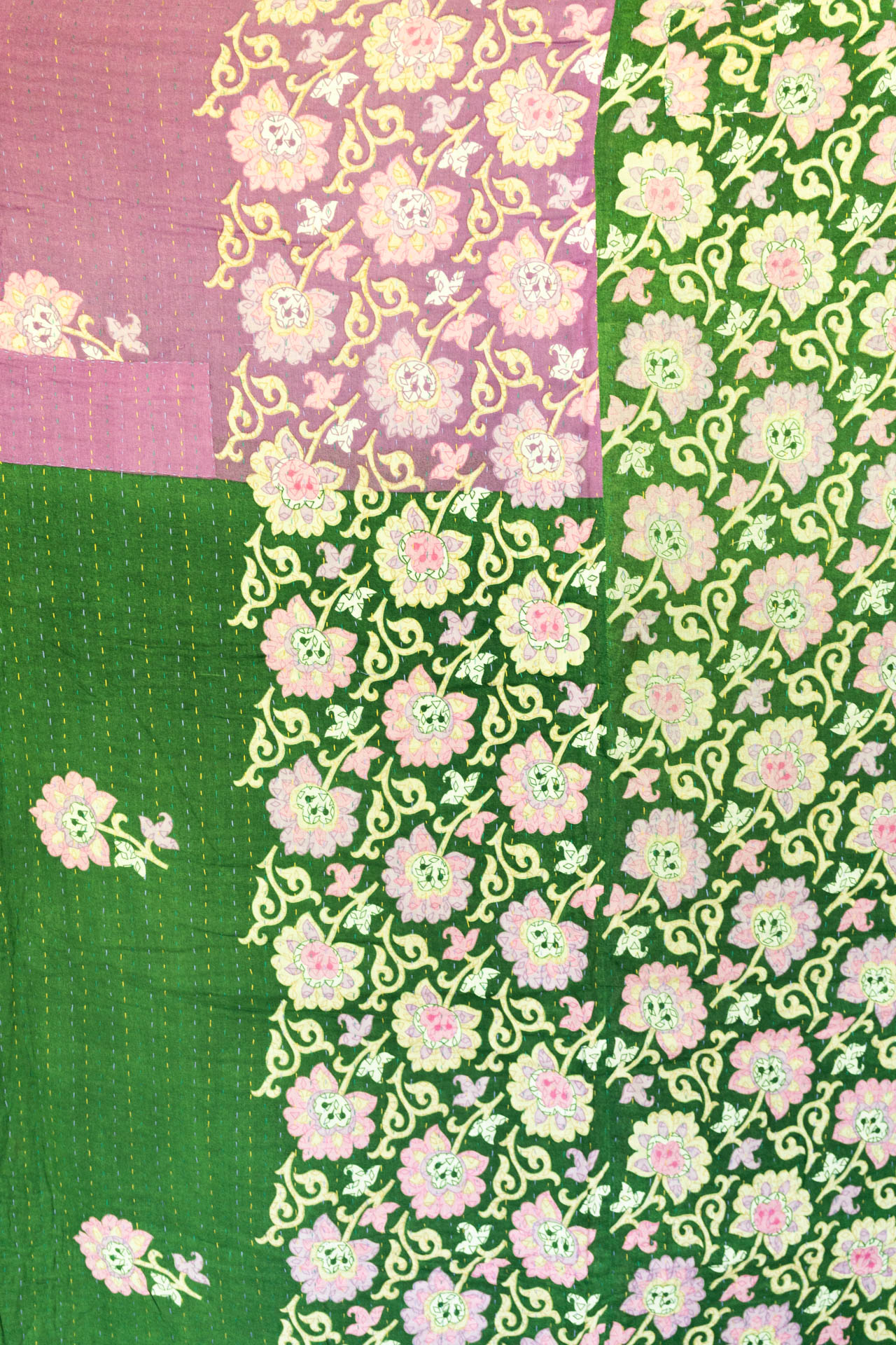 Radiant Kantha Throw
