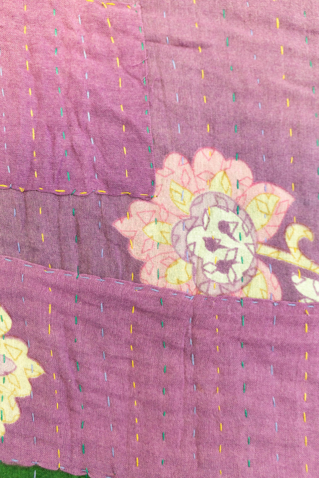 Radiant Kantha Throw