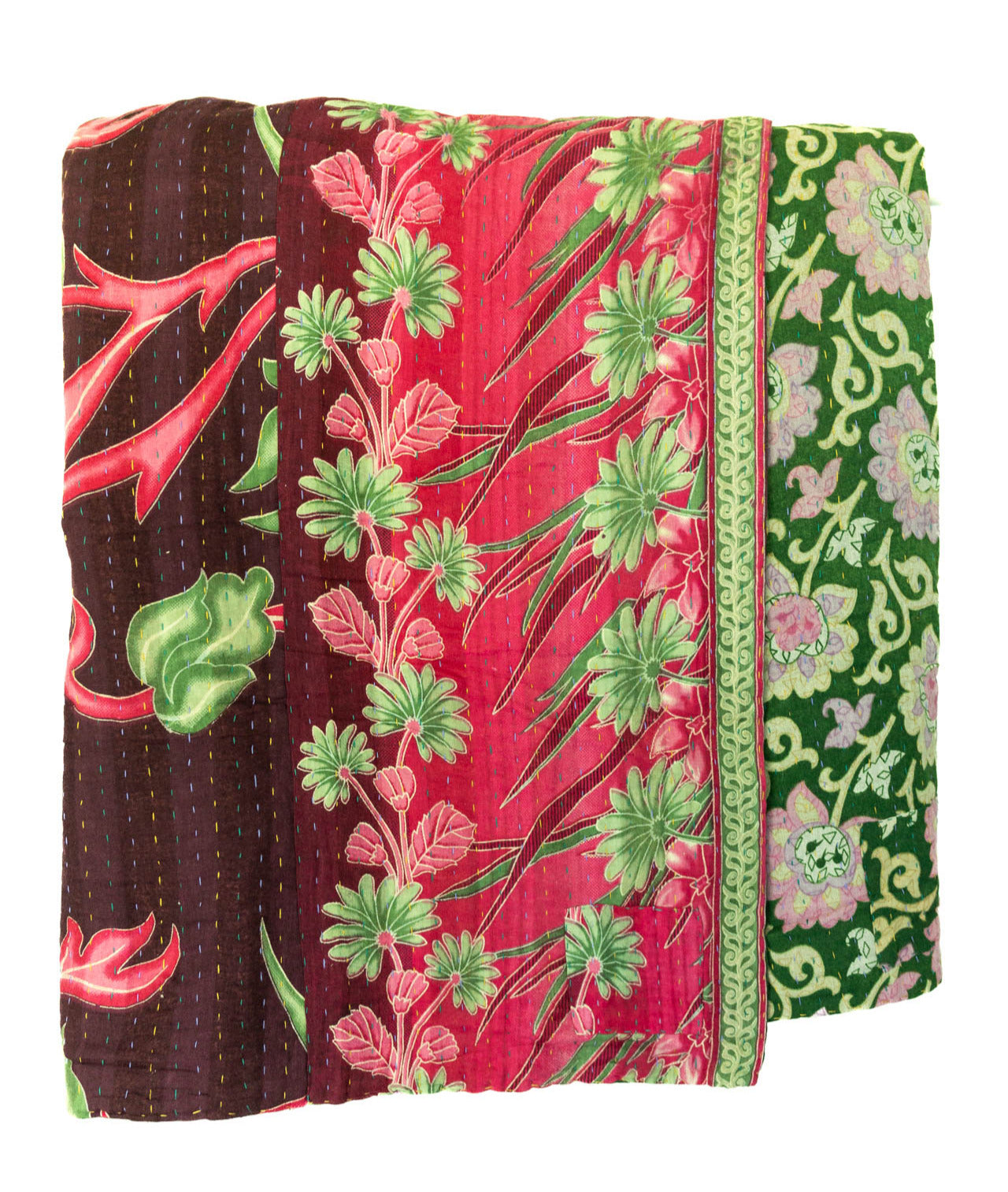 Radiant Kantha Throw