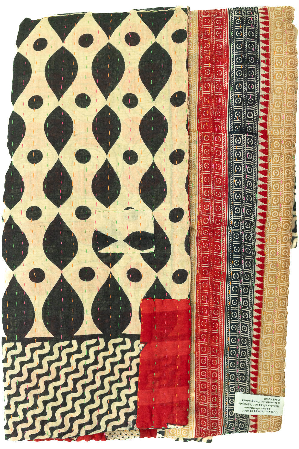 Kantha Throw Bed Quilt