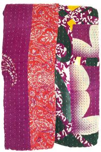 Kantha Throw Bed Quilt