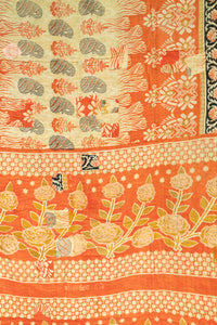 Abide Kantha Throw Blanket