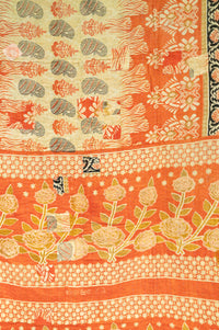 Abide Kantha Throw Blanket