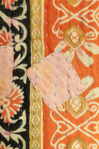 Abide Kantha Throw Blanket