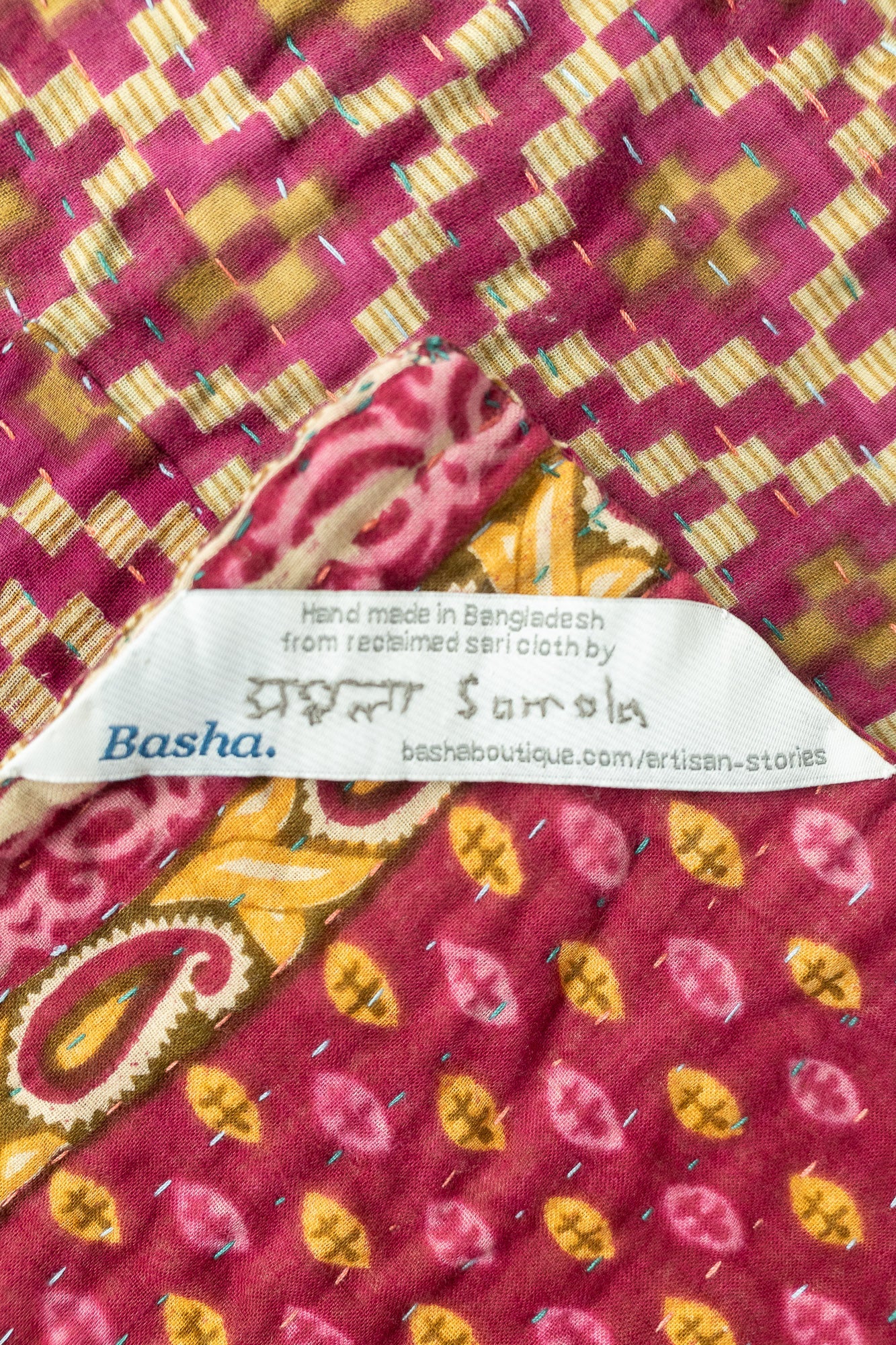 Abiding Large Kantha Throw