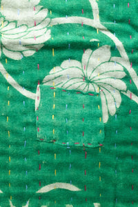 Kantha Throw Bed Quilt