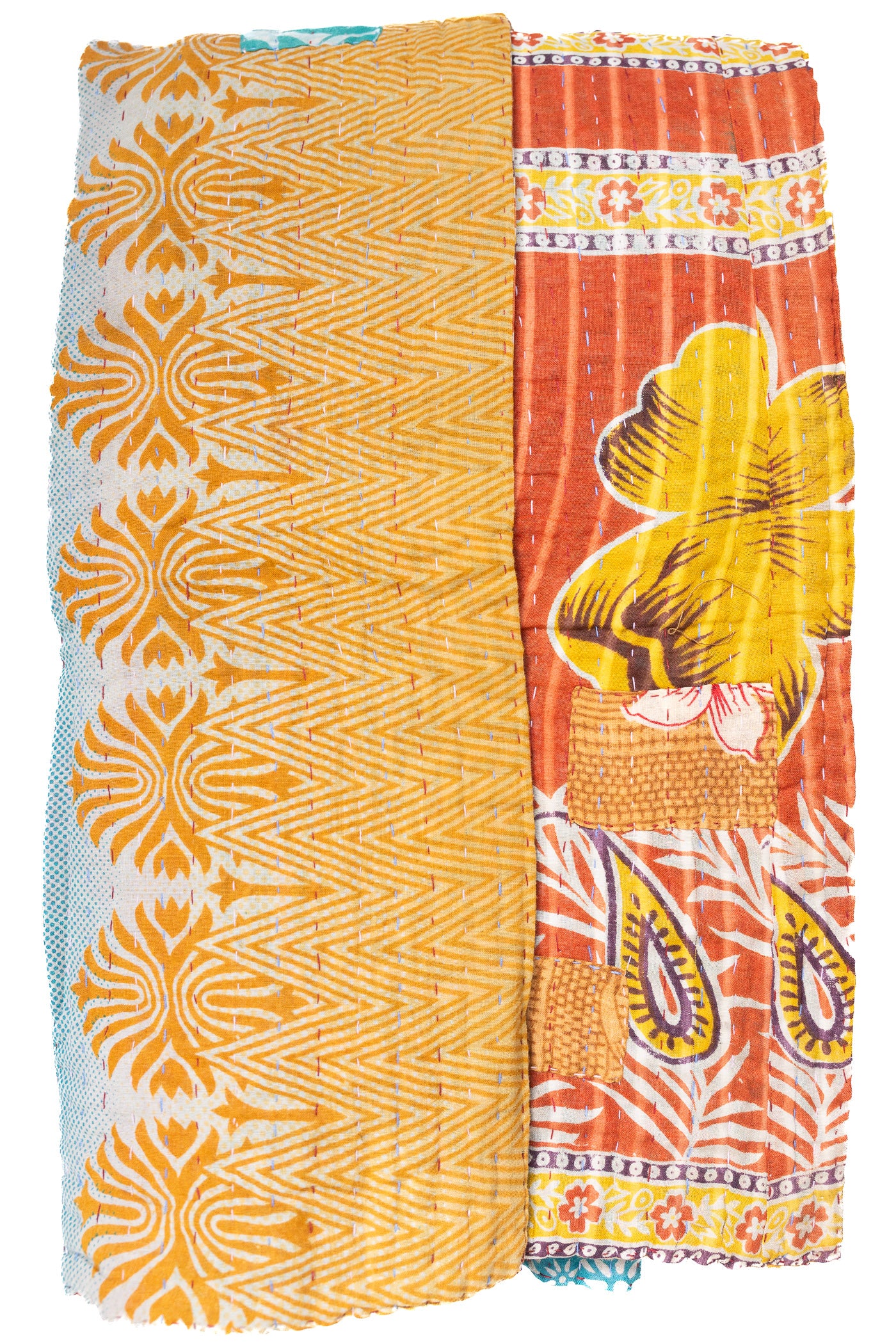 Able Kantha Throw Blanket