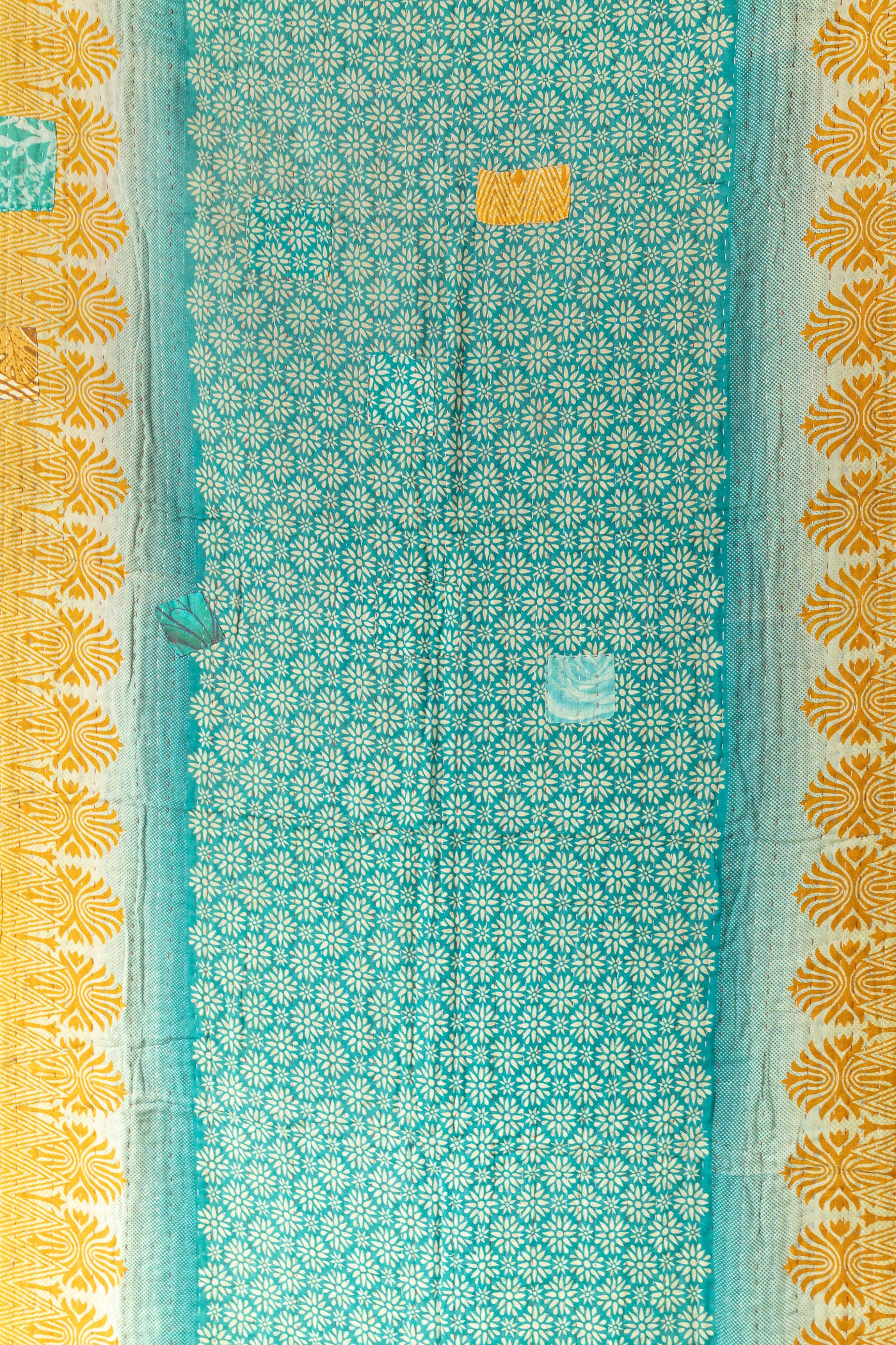 Able Kantha Throw Blanket