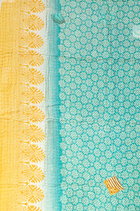 Able Kantha Throw Blanket