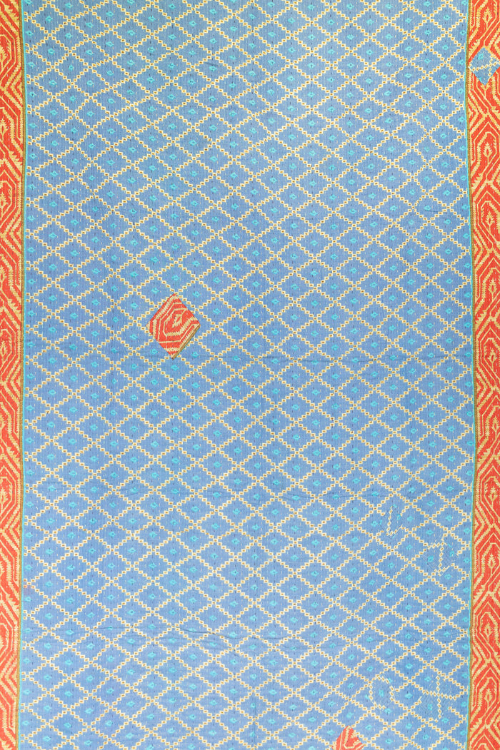 Able Kantha Throw Blanket