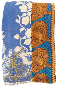 Abloom Large Kantha Throw Blanket