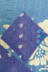 Abloom Large Kantha Throw Blanket