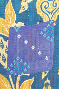 Abloom Large Kantha Throw Blanket