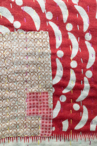 Kantha Throw Bed Quilt