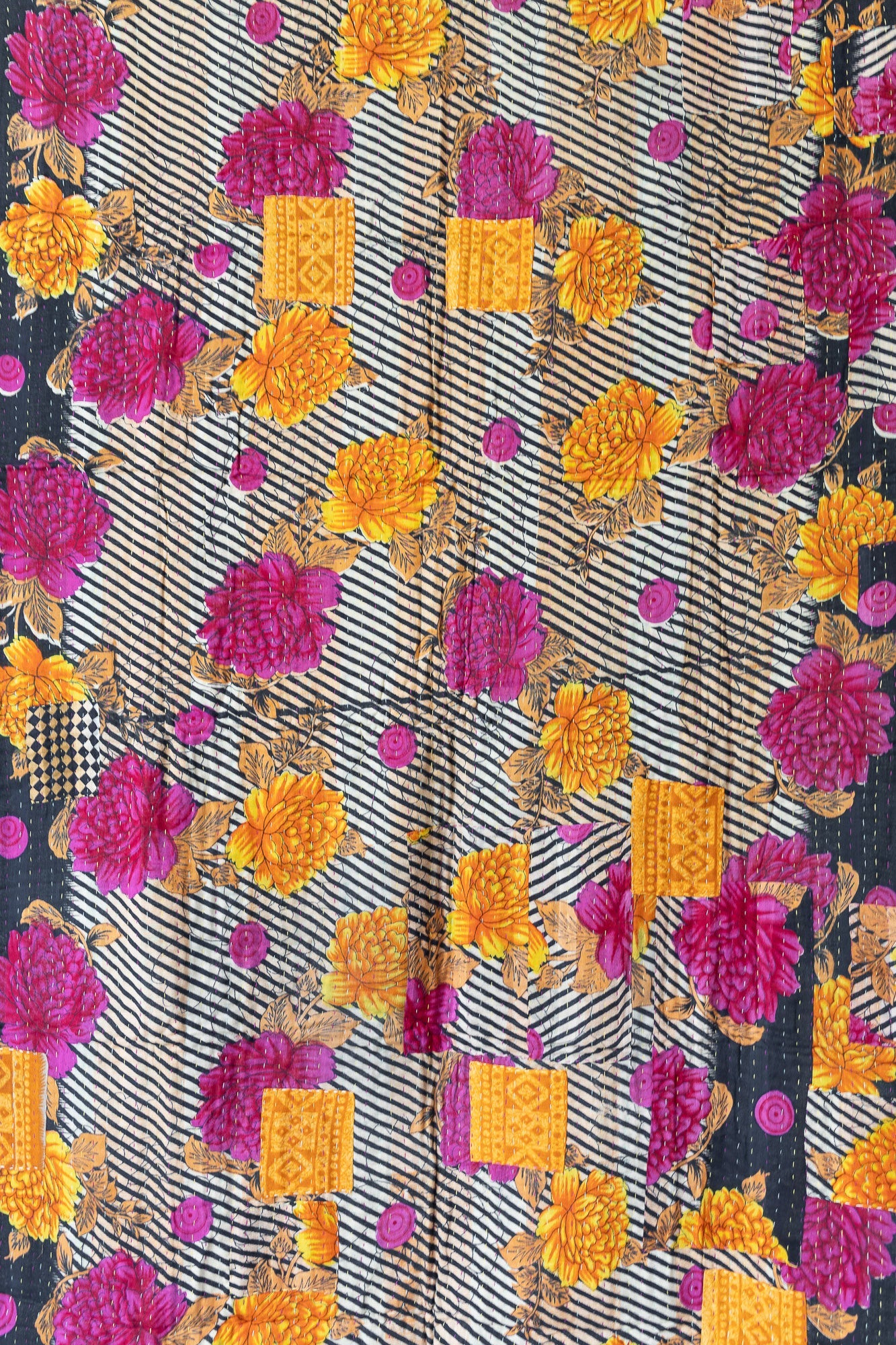 Abundance Kantha Throw