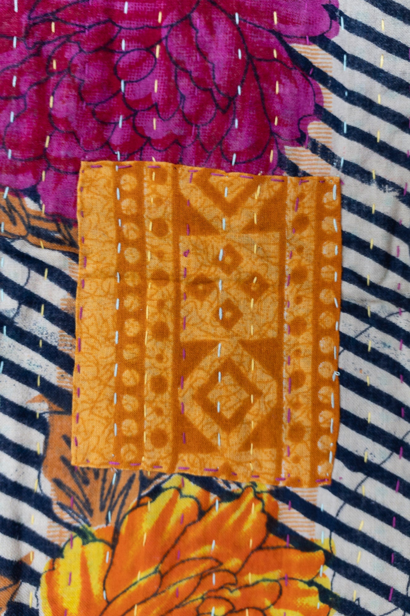 Abundance Kantha Throw