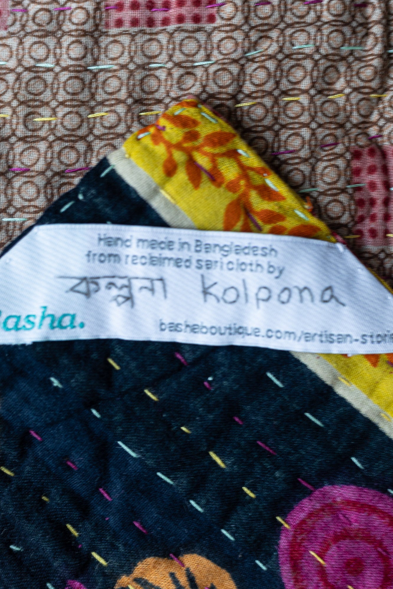 Abundance Kantha Throw