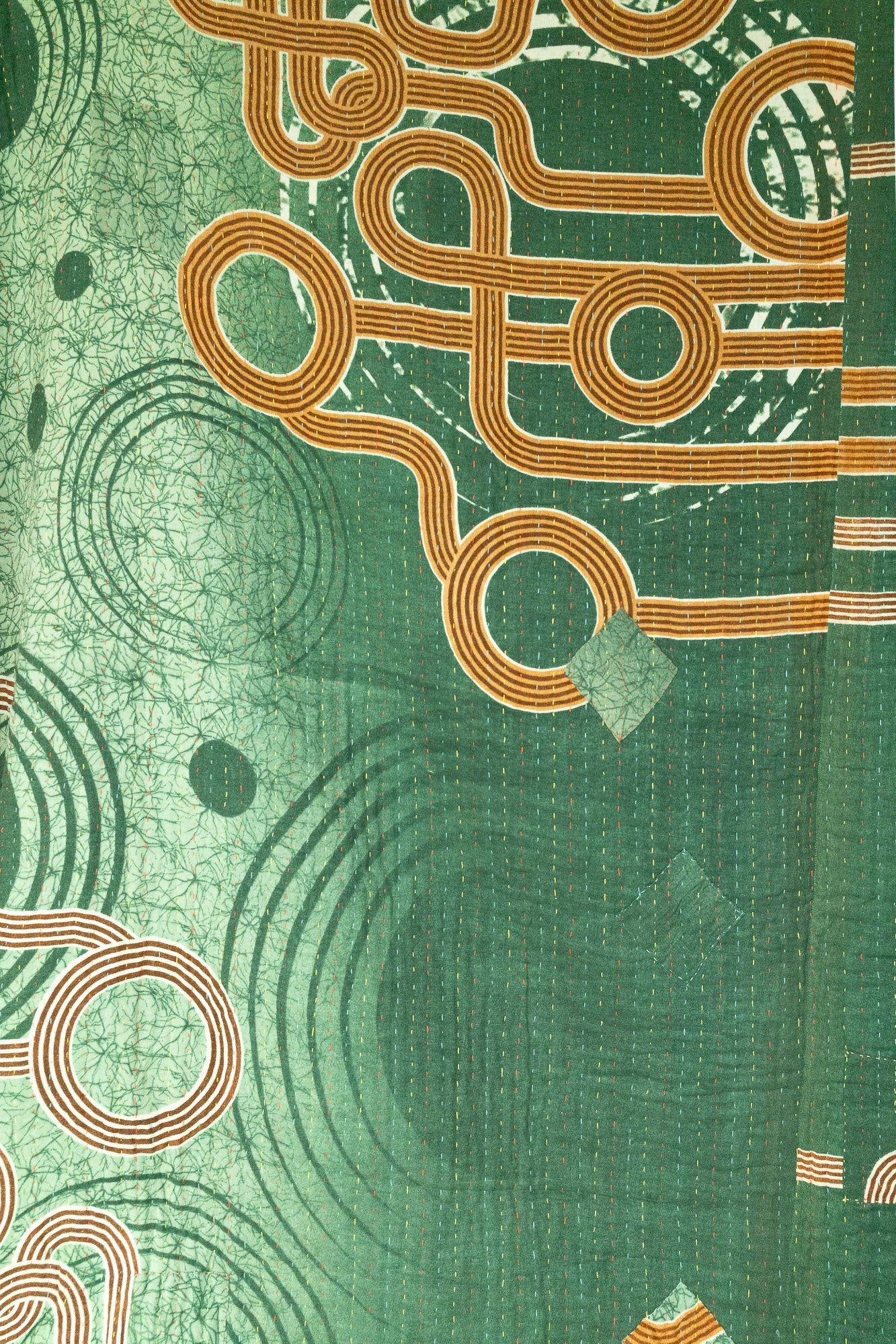 Abundant Large Kantha Throw