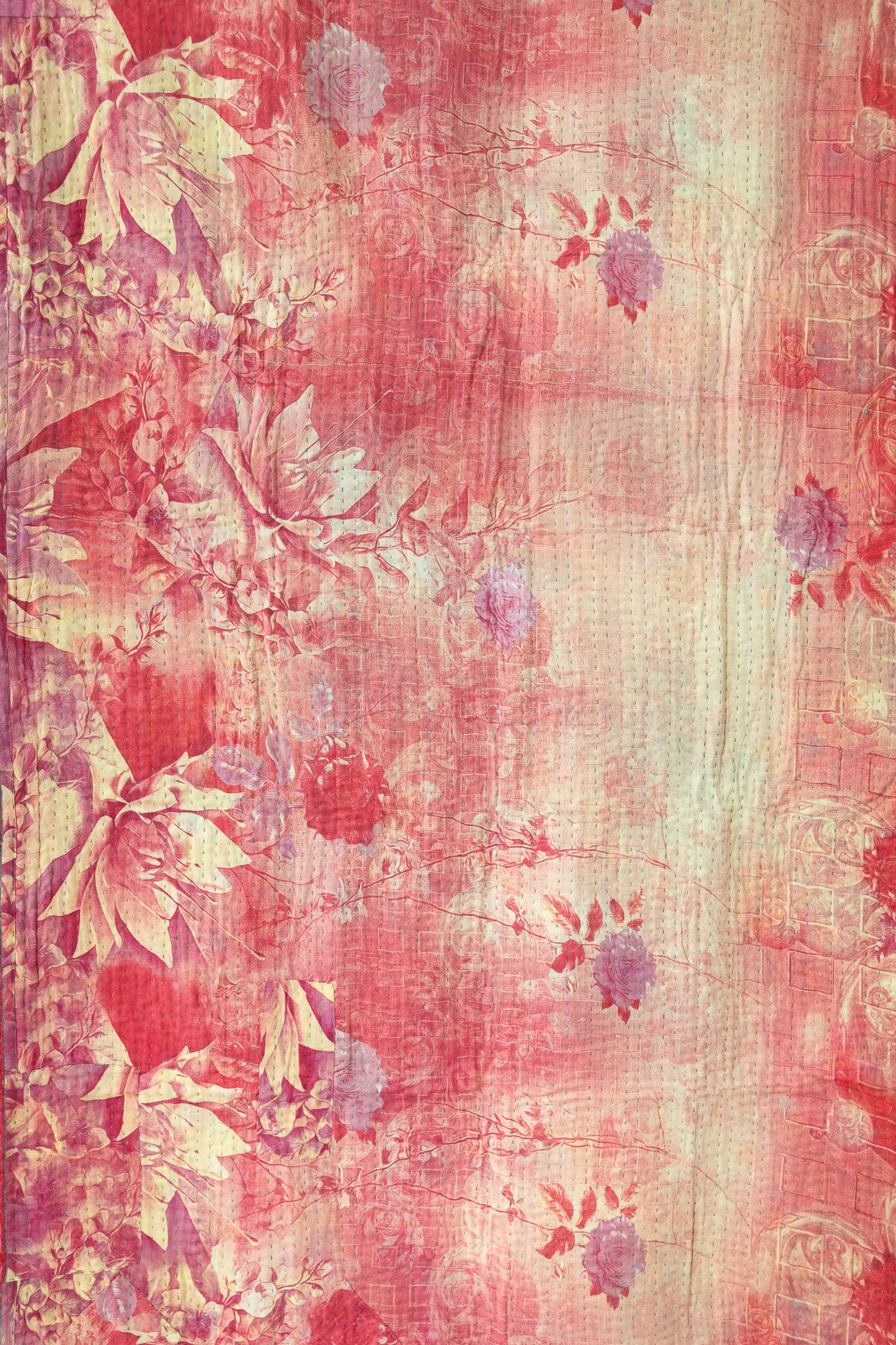 Abundant Kantha Throw