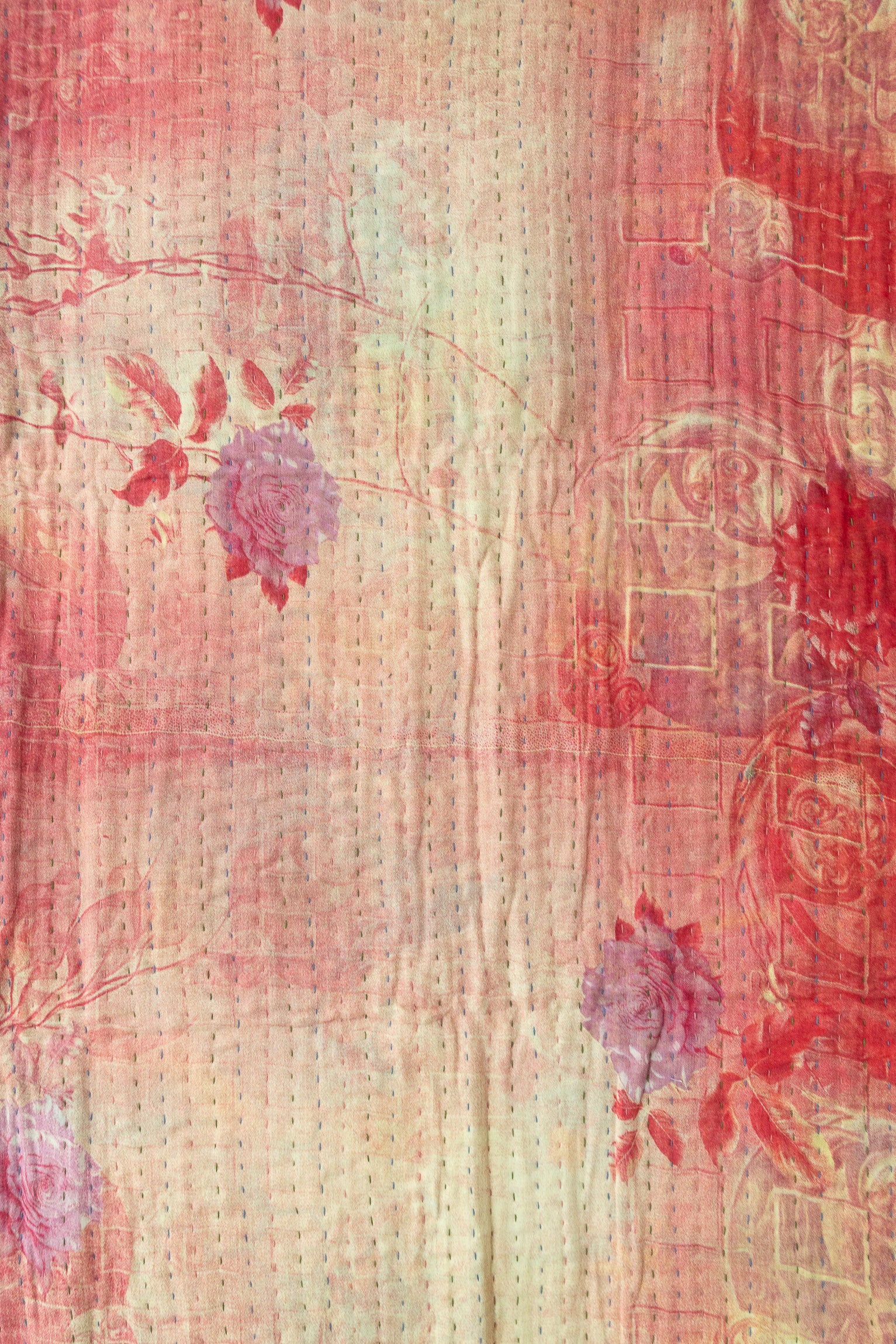 Abundant Kantha Throw
