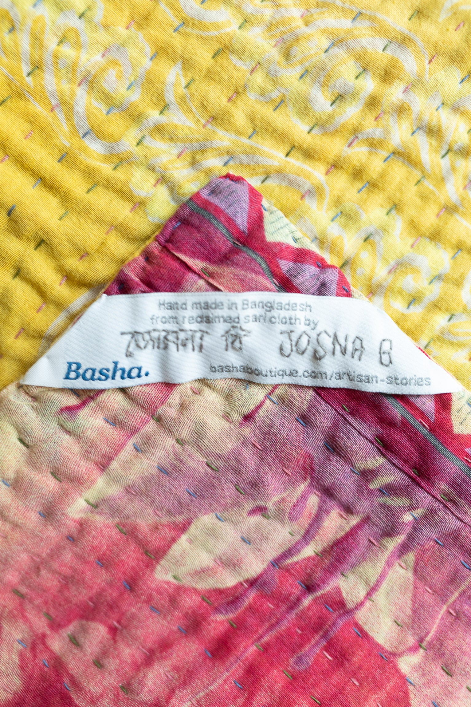 Abundant Kantha Throw