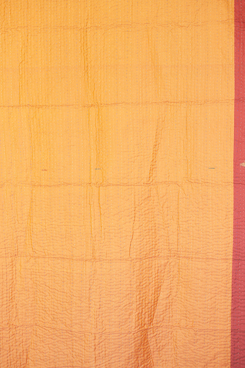 Abundant Silk Blend Kantha Throw