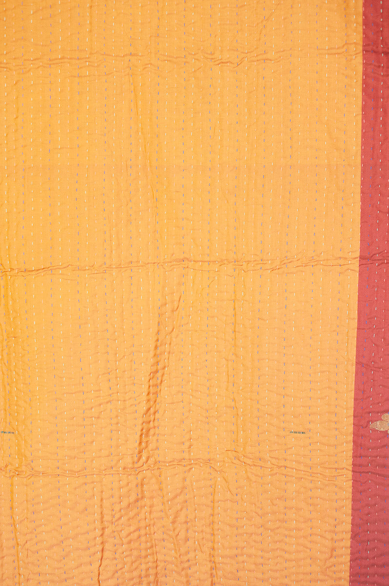 Abundant Silk Blend Kantha Throw